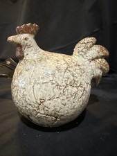Athezza France Stoneware Hen Chicken Statue