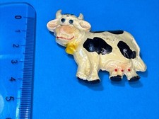 COW WITH BELL MAGNET MAGNET FRIDGE VINTAGE