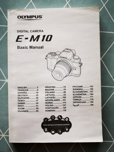 Olympus m10 basic manual - olympus, e-m10