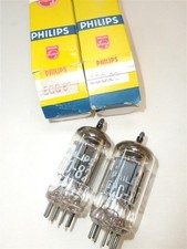 PAIR PHILIPS Ei ECC82 12AU7