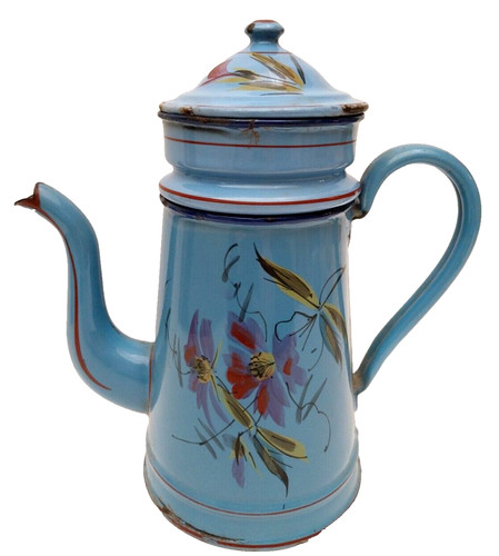 Cafetière tôle emaillée - cafetière,