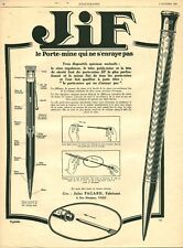 Antique Jif and Dr Rasurel Underwear Mine Holder Advertising 1926 Magazine Issue