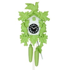 Pendule à coucou "Trois oiseaux forestiers" Pendule murale en bois sculpté