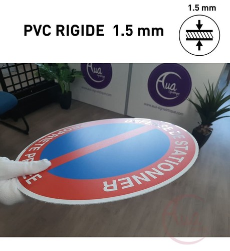 Panneau signalisation pvc - panneau, 1.5