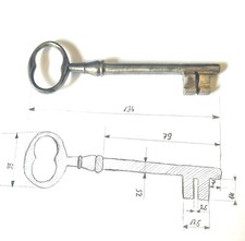 Ancienne grosse clé clef en