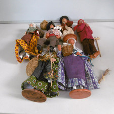 lot of 6 mismatched santons de provence