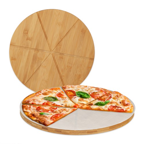 Planche pizza assiette - , en