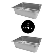 Set de 2 Bacs GN 2/1 65x53x20