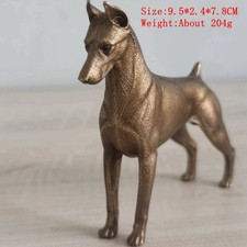2025 China Home Decoration Decoration Ornaments Doberman Pinscher Copper Casting