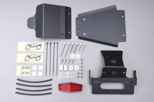 Support plaque avdb feu - +,