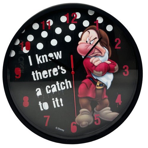 Horloge murale disney sept - murale,