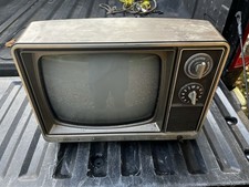 Vintage Zenith, Antique Television With Antenna, Tested And Works