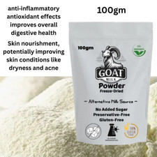 Lait de chèvre lyophilisé en