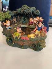 Large Resin Fountain Figure Disney Snow White and the 7 Dwarves