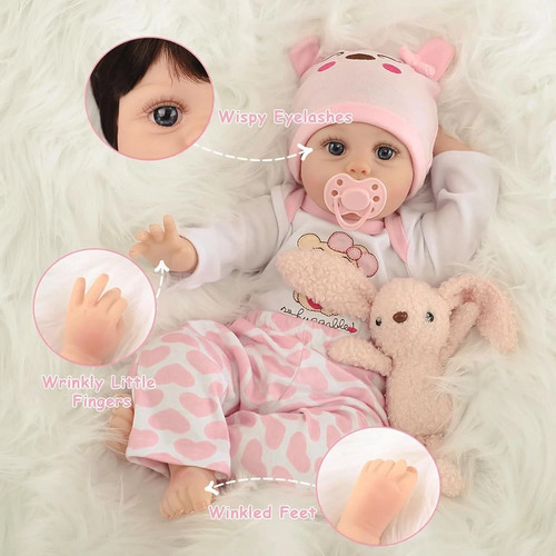 Handmade reborn baby - 22", soft