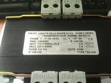 NEW TRANSFO 400VA 50/60HZ,Prim