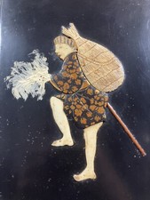 Japon XIXe Petit Panneau en