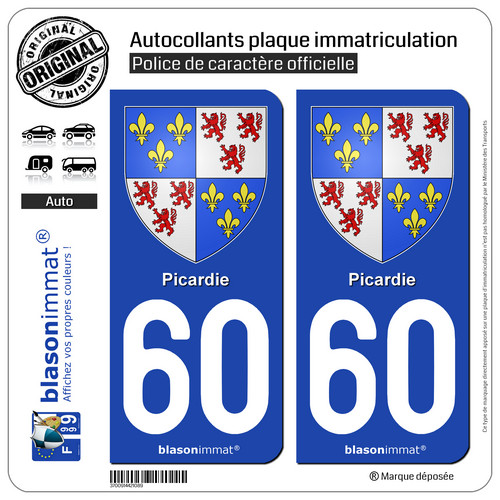 Stickers autocollant plaque - 2,