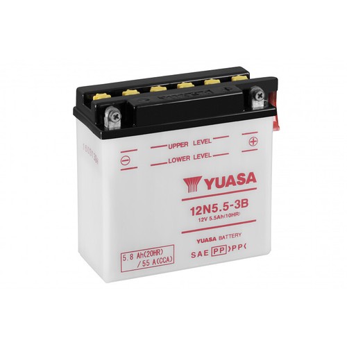 Batterie moto yuasa 12n5 3b - batterie, 12n5.5-3b