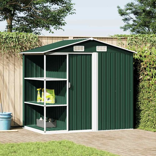 Abri jardin avec etagère - jardin,