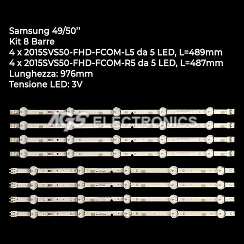 Kit barres bandes - 8,