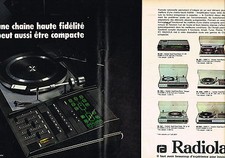 1974 ADVERTISING 104 RADIOLA Hi-Fi Channel RA 837 Ambio4 (2 Pages)