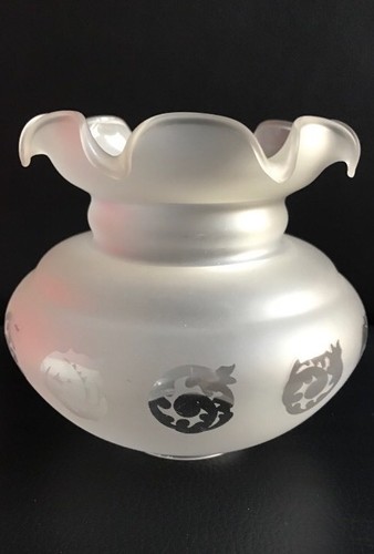 Globe abat jour verre grave - abat-jour, en