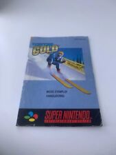 Notice rare FAH winter gold Super Nintendo snes