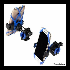 Support Téléphone Smartphone Noir Universel pour Moto Quad Scooter Vélo - FRANCE