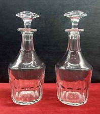 BACCARAT MISSOURI BRITTANY SAINT LOUIS CATON CRYSTAL DECANTERS FLAT SIZE