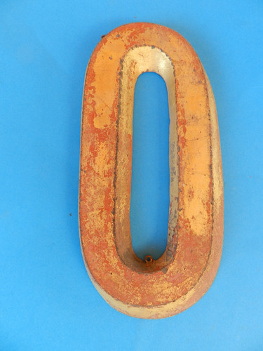 Lettre zinc doré cm - lettre,