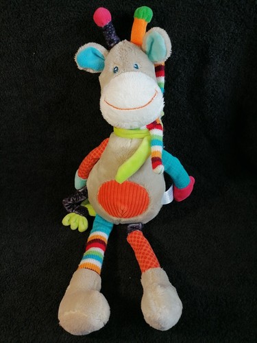 Doudou peluche girafe zoé - doudou,