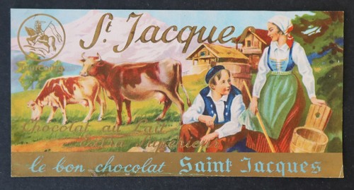 Etiquette chocolat jacques - etiquette,