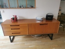 Enfilade, style scandinave, L182cm, piètement noir