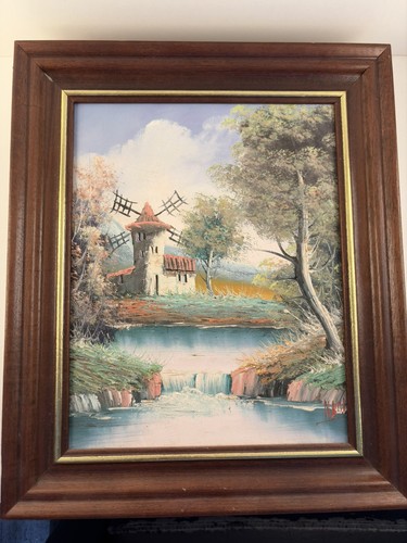 Tableau ancien peinture sur