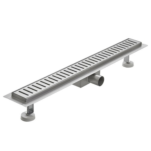 Caniveau douche acier inox - caniveau,