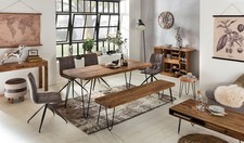 FineBuy Table console Bois
