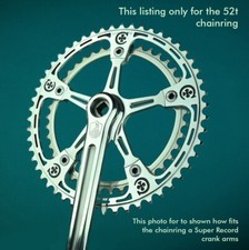 COLNAGO PANTOGRAPHED NOS GIPIEMME 52T 144BCD CHAINRING FITS SUPER RECORD CRANK