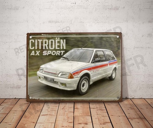 Plaque métal vintage citroen
