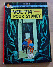 BD Tintin - Vol 714 pour Sydney- 1968 - 2 ème tirage