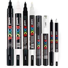 Marqueur Posca | Noir et blanc