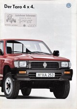 VW Taro 4x4 brochure brochure Depliant 12/1996