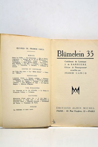 Livre ancien blimelein - livre,
