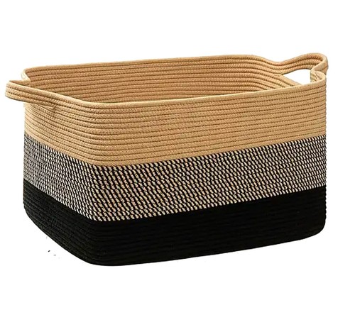 Panier linge corde fait - À, en