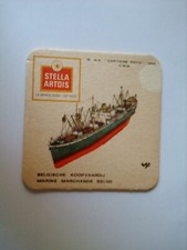 beer coaster star Artois Belgian beer marine beermat, beer lid 