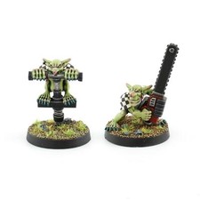 WWG Joueurs Gobelins - Tronçonneuse & Bâton Sauteur - Miniature Blood Bowl