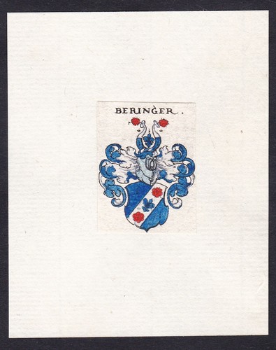 Beringer wappen blason - beringer,