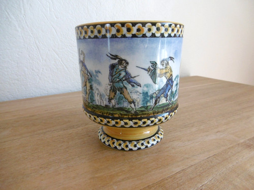 Vase faience gien - xix, ème