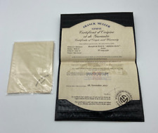 Montre originale FRANCK MULLER 8005.H - Certificat garanti avec tissu h4