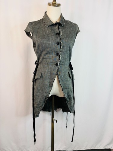 Cora kemperman gray linen - kemperman, top